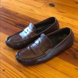 Cole Haan driving loafers - size 10.5 D - brown
